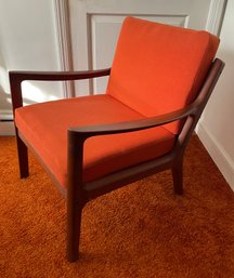 Danish Modern SENATOR LOUNGE CHAIR Model 166 By OLE WANSCHER - 1960s