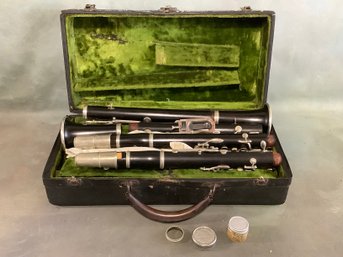 Pair Of H. Selmer Clarinets