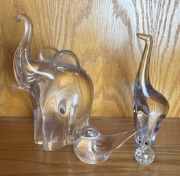 Glass And Crystal Animals