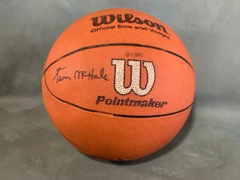 Signed Kevin McHale Basketball