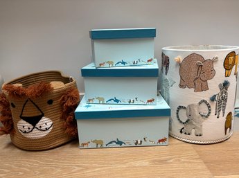 Animal Baskets And Boxes