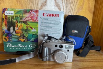 Canon Power Sot G2 Digital Camera And Samsung 35mm