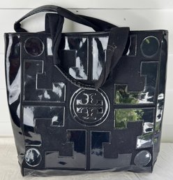 Tall Tote Bag Wool And Polyvinyl Blend