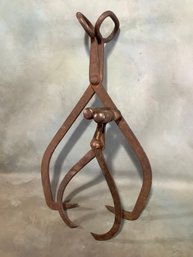 Pair Of Vintage Ice Block Tongs