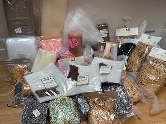 Gift Bag Supplies, Tulle, Cheesecloth And Paper Shreds