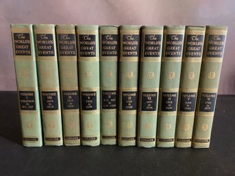 The World's Great Events Book Lot