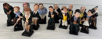 Fourteen Royal Doulton Figures