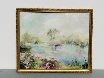 A Vintage Oil On Canvas, Still Life, By Lucia Andreas, Signed