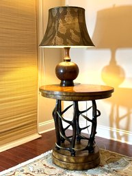 Theodore Alexander Antler Side Table  (LOC:S1)