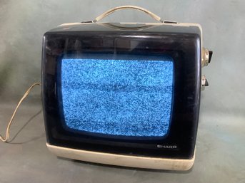 Vintage Sharp Portable Television