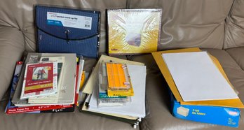 Lot Of Miscellaneous Office Supplies Including Photo Paper