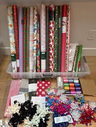 Gift Wrap, Tissue Paper And Bows