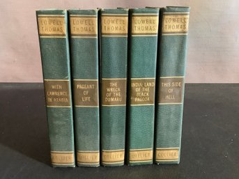 Lowell Thomas Book Lot
