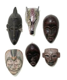 Group Of Indochine And African Face Masks