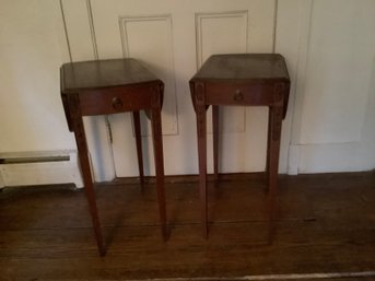 Vintage Drop Leaf End Tables #5