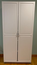 White Armoire Bookcase Cabinet