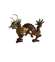 Chinese Cloisonné Dragon