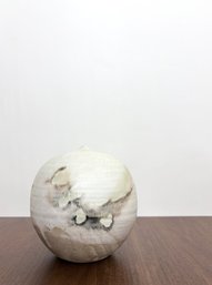 Toshiko Takaezu Closed Form Moon Pottery With Rattle Signed