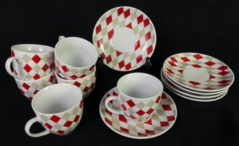 Matching Designed Tea Cup Collection