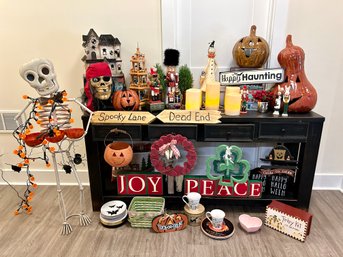 Mixed Lot Of Holiday Decor