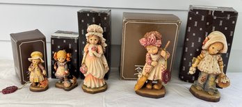 Four Anri Carved Figures