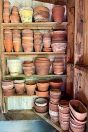 Huge Number Of Vintage Plant Pots