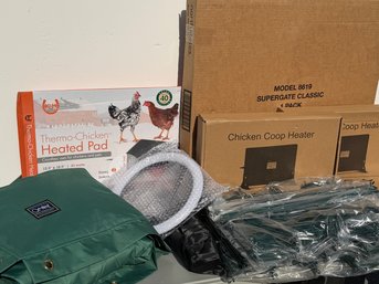 For The Chicken Coop Beginner:  Fence, Heaters, Heated Pad And More