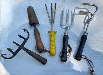 Five Garden Tools