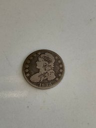 1833 Capped Bust Half Dollar Coin #1