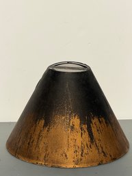 Distressed Finish Metal Lamp Shade