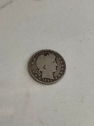 1895 Barber Quarter Coin #6