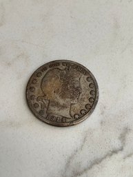 1914 Barber Half Dollar Coin #11