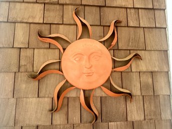 Metal Sun Wall Art