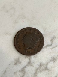 1831 Coronet Head Large Cent Coin #12