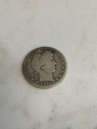 1916 Barber Quarter Coin #13