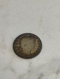 1914 Barber Quarter Coin #16