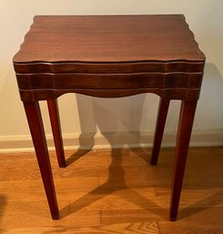 Small Wooden End Table Cutlery Box