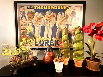 Six Lillian August Faux Flora & Fruit Decor  (LOC:S1)