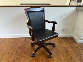 Adjustable Swivel Office Chair On Casters