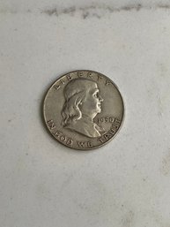 1950 Franklin Half Dollar Coin #25
