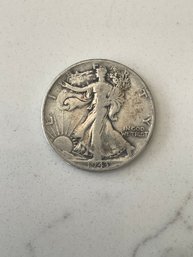 1943 Walking Liberty Half Dollar Coin #23