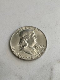 1963 Franklin Half Dollar Coin #27