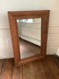 Large Vintage Wood Mirror