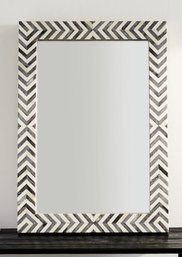 West Elm Parsons Herringbone Mirror