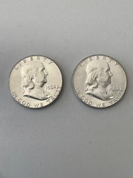 1962 Franklin Half Dollar Coin Lot #28