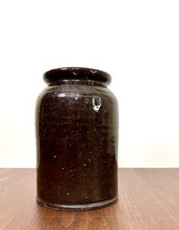 Antique Salt Glaze Ceramic Jar