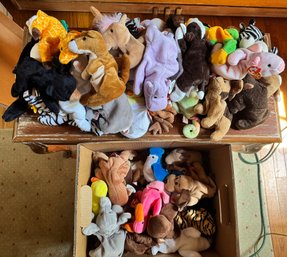 Fifty-five Beanie Babies