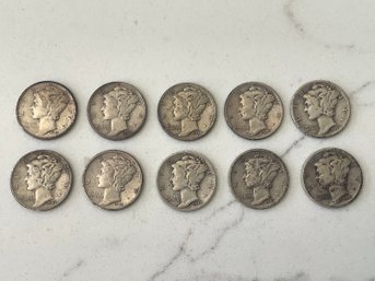 Liberty Dimes Lot #30