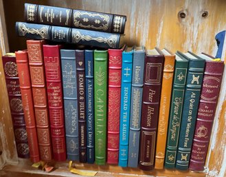 Group Of Vintage Leather Bound Books