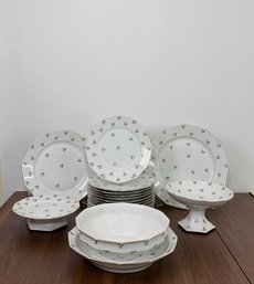 Mixed Group UC Limoges Plates Bowls Compote & Others